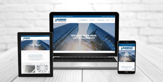 Professionelles Webdesign, Referenzen Kleinfeldt Küchenabluftrinigung