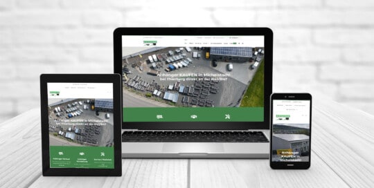 Professionelles Webdesign Anhängerfachmarkt Thierberg Michelstadt