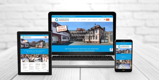 Professionelles Webdesign, Referenzen Gewerbeverein Babenhausen
