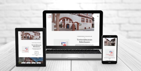 Professionelles Webdesign Webseite erstellen Territorialmuseum Babenhausen