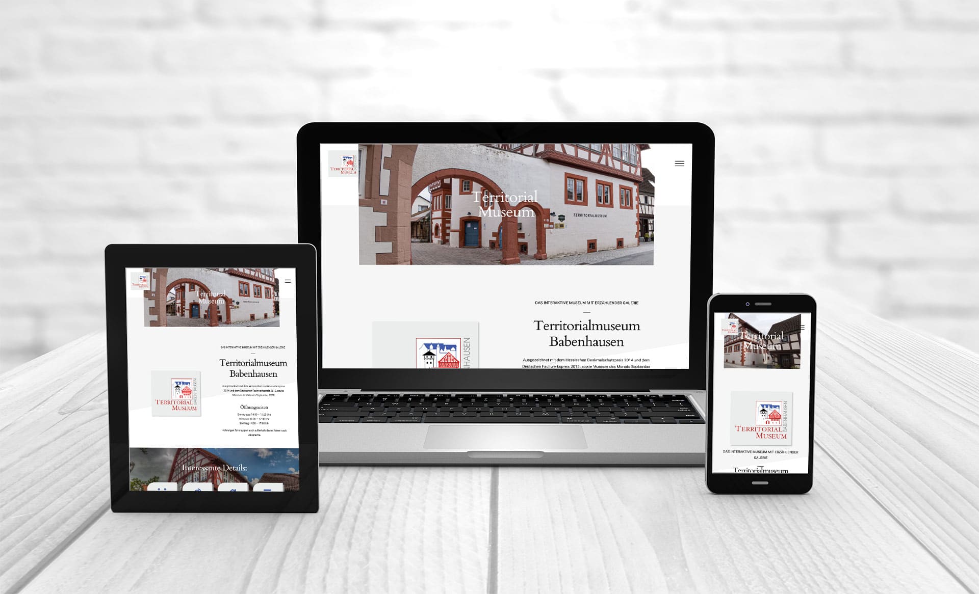 Professionelles Webdesign Webseite erstellen Territorialmuseum Babenhausen