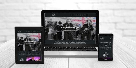 Professionelles Webdesign Webseite erstellen The Playmates